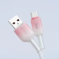 FORCELL F-ENERGY C352 kabelis USB A į Type C QC4.0 3A 66W Gradientinis 1 m baltas