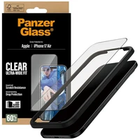 PanzerGlass itin platus EasyAligner grūdintas apsauginis stiklas iPhone Air telefonui