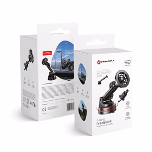 Magnetic car phone holder compatible with Magsafe Forcell F-Grip PrecisionX windshield/ dashboard / air vent black