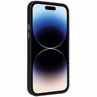 Audi sintetinės odos dėklas MagSafe iPhone 14 Pro Max - juodas