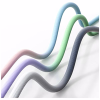 Laidas USAMS Bicolor Series SJ757 PD 30W USB-C/Lightning 1.2m žaliai violetinis