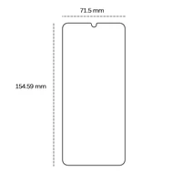 Grūdintas stiklas 2,5D Samsung Galaxy A24 5G / M34 5G