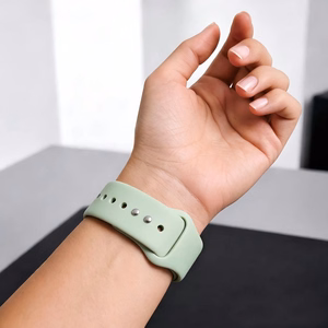 Силиконовый ремешок Tech-Protect для Apple Watch 40/41/42 мм, светло-зелёный