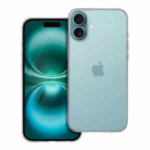 Skaidrus dėklas telefonui 2 mm IPHONE 16 Plus (kameros apsauga) permatomas