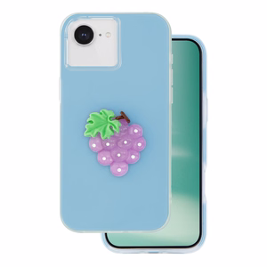 Fruit 2in1 dėklas skirtas iPhone 16e / 17e mėlynas