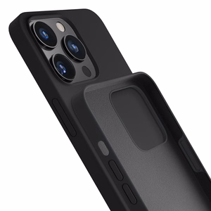 iPhone 13 Pro Max serija 3mk Silicone Case - juodas