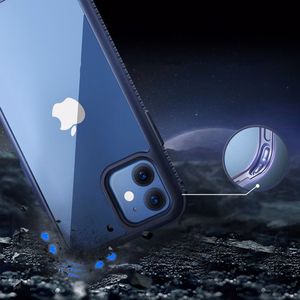 Joyroom Frigate Series patvarus kietas dėklas iPhone 12 Pro Max juodas (JR-BP772)