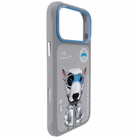 Nimmy Cool&Cute 2.0 nag dėklas iPhone 17 Pro Max - pilkas