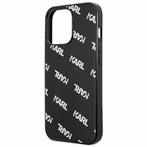 Karl Lagerfeld Allover dėklas telefonui iPhone 13 Pro / iPhone 13 - juodas