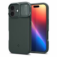 Spigen Optik Armor Magnetinis dėklas telefonui iPhone 17 - žalia