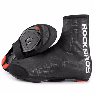 Rockbros LF1081 vėjui ir vandeniui atsparūs batų uždangalai 42-46 cm - juodi