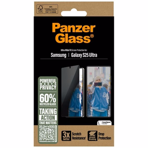 PanzerGlass itin plonas privatumo stiklas Samsung Galaxy S25 Ultra