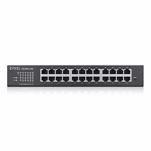 Zyxel GS1900-24E-EU0103F tinklo komutatorius Valdomas L2 Gigabit Ethernet (10/100/1000) 1U Juoda