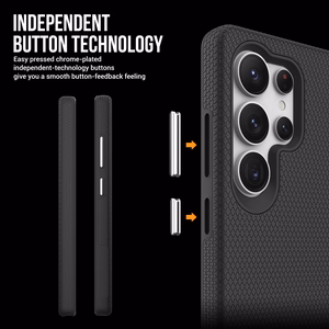 Dėklas Perfectionists Triangle Case Samsung S918 S23 Ultra 5G juodas