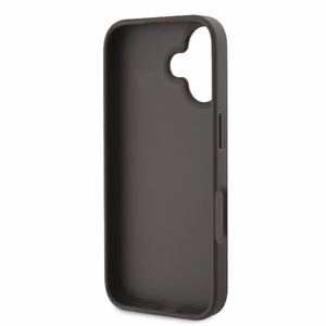 Guess 4G didelio logotipo dėklas telefonui iPhone 16 - rudas
