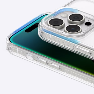 AmazingThing Titan Pro Mag dėklas su magnetiniu žiedu iPhone 16 Pro - skaidrus