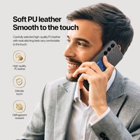 DUX DUCIS dėklas telefonui RAFI II MAG su stovu suderinamas su MagSafe SAMSUNG A35 juodas