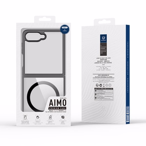 Su MagSafe suderinamas DUX DUCIS AIMO MAG dėklas SAMSUNG Z Flip 8, juodas