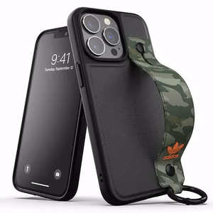 Adidas OR Dėklas telefonui su rankena iPhone 13 Pro /13 6.1" juodas-žalias/juodas-žalias 47111