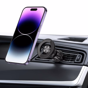Tech-Protect N54 magnetinis telefono laikiklis automobiliui su MagSafe, tvirtinamas prie oro angos - juodas