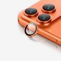 AmazingThing AR Sapphire Camera Lens Glass for iPhone 17 Pro / Pro Max - with Orange Frame
