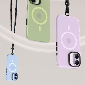 Benks Magnetic Lucid Armor dėklas (C067) iPhone 17 violetinis (Camera Control mygtukas)