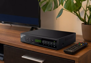 Esperanza EV106P – DVB-T2 H.265/HEVC skaitmeninės antžeminės televizijos imtuvas, juodas