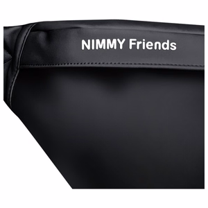 Nimmy Per petį Akiniai Kietas Šuo Pečių krepšys - juoda