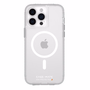 Case-Mate Ultra Tough+ D3O MagSafe dėklas, skirtas iPhone 15 Pro Max, skaidrus
