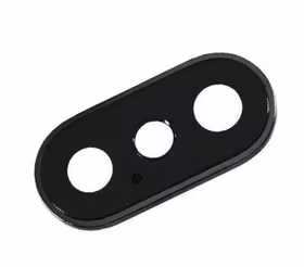 iPhone XS/XS Max kameros stikliukas su rėmeliu juodas ORG