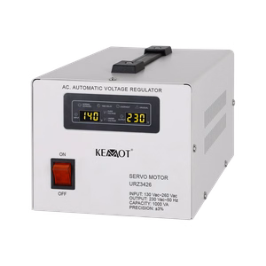 Automatinis įtampos stabilizatorius KEMOT MSER-1000 (1000 VA, servo variklis)