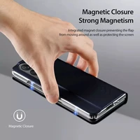 Dėklas Dux Ducis Bril Samsung F946 Z Fold5 5G mėlynas