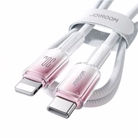 USB Laidas Joyroom "S-A42" Baltas "Type-C / Lightning" 120cm (iki 60W)