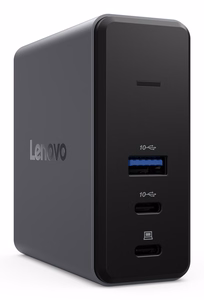 Lenovo X9 Charging GaN Dock Vielinis USB 3.2 Gen 2 (3.1 Gen 2) Type-C Pilka