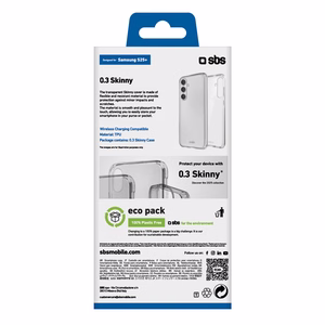 SBS Skinny dėklas skirtas Samsung Galaxy S25+ - skaidrus