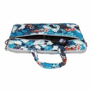 Wonder Briefcase Laptop 15-16 inches white poppies