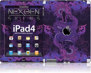 Nexgen dekoratyvinis 3D efekto lipdukas, skirtas iPad 2/3/4, „Serpentine 3D“