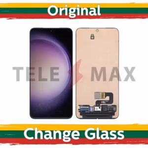 LCD ekranas Samsung S911 S23 juodas (Renewed: Telemax) be rėmelio
