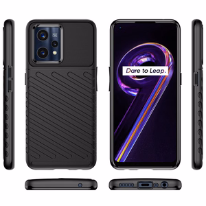 Dėklas telefonui (m) Thunder Case skirtas Realme 9 Pro + (9 Pro Plus) - juodas (m)