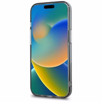 Karl Lagerfeld IML Monograma Karl & Choupette Head Magnetinis iPhone 15 Plus dėklas - juodas