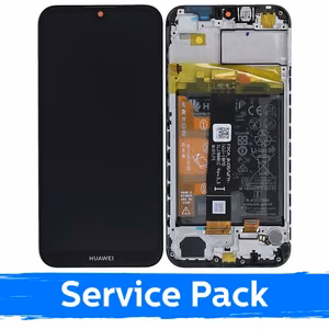 Ekranas skirtas Huawei Y5 2019 juodas su rėmeliu (Service Pack)