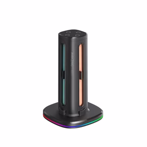 "AmazingThing Thunder Pro PlayDock" įkroviklis "Nintendo Switch 2" valdikliams - juodas