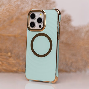 Circle Glam Magnetinis dėklas telefonui iPhone 14 Pro 6,1" mėtų
