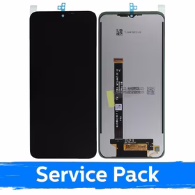 Ekranas skirtas Samsung G556 Xcover 7 juodas (Service Pack)