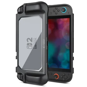 Tech-Protect MagMat dėklas Nintendo Switch 2 - juodas ir permatomas