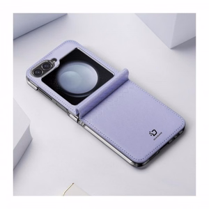 Telefono dėklas Dux Ducis Bril skirtas Samsung F707 Z Flip 5 5G violetinis