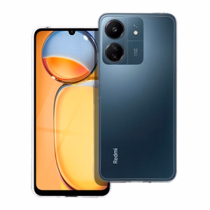 Skaidrus dėklas telefonui 2 mm XIAOMI Redmi 13C / POCO C65 (kameros apsauga) permatomas