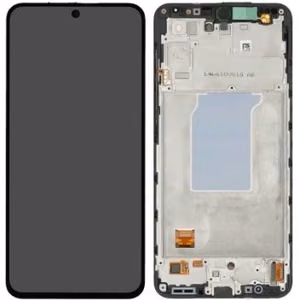Originalus Samsung A276 A27 5G LCD ekranas su lietimui jautriu stikliuku ir rėmeliu, juodas (servisinė pakuotė)