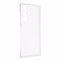 Dėklas telefonui 2 mm skaidrus skirtas SAMSUNG S22 Ultra (kameros apsauga)