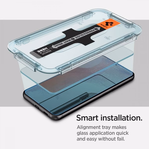 Spigen Glas.tR EZ Fit grūdintas stiklas Samsung Galaxy S22 - 2 vnt.
